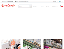 Tablet Screenshot of lacapell.com